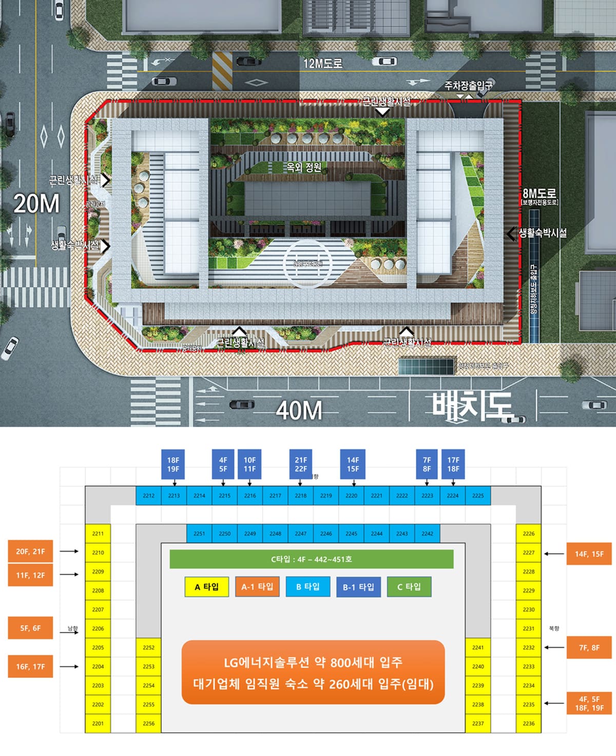 단지배치도